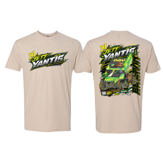 YANTIS x DAVE Full Throttle Tan T-Shirt
